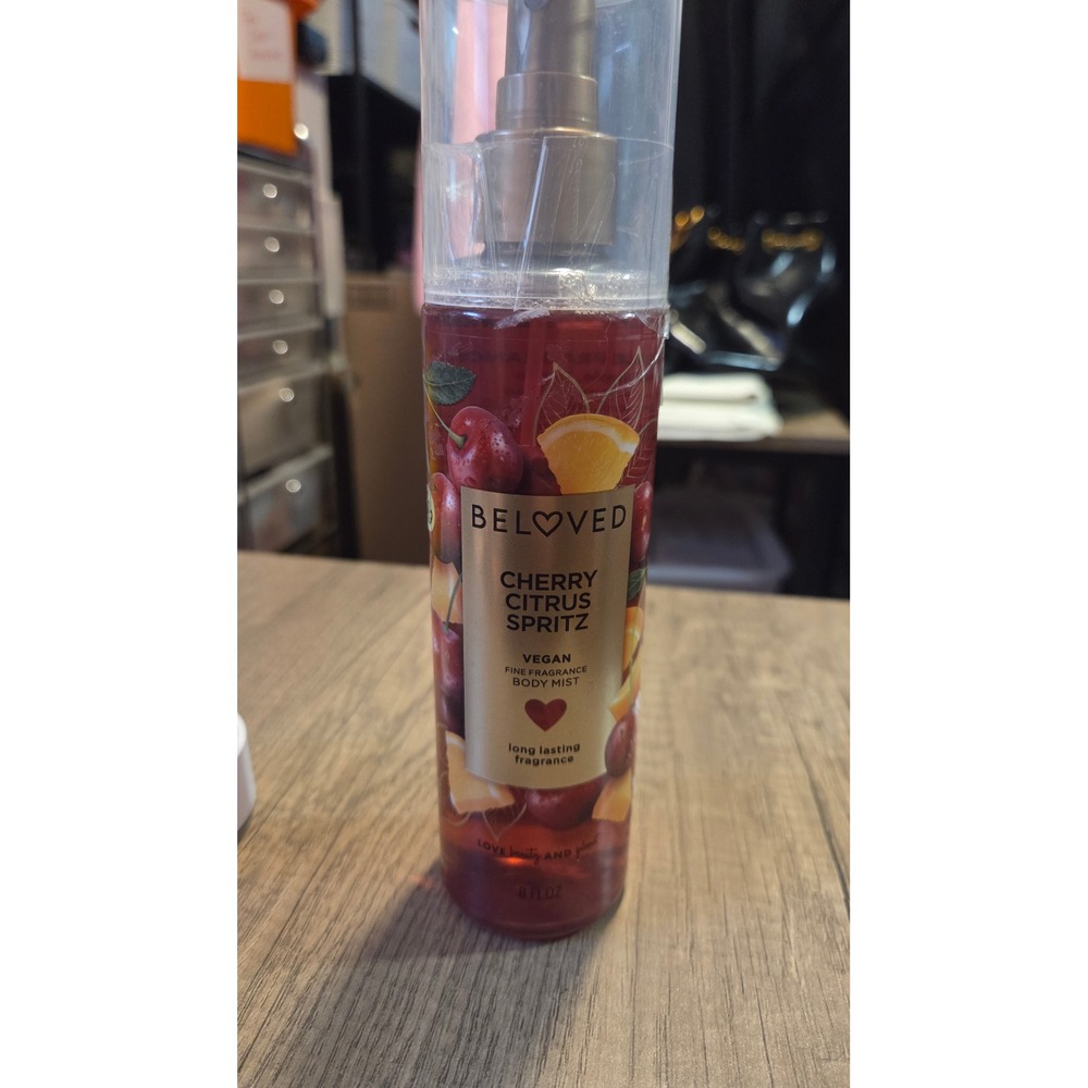 Beloved Cherry Citrus Spritz Vegan Fine Fragrance Body Mist 8 fl oz Spray